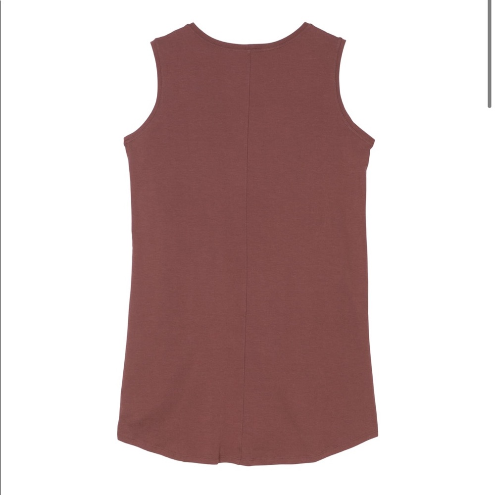 Eileen Fisher Cotton Jersey Tank Dress, PP - Picture 2 of 7